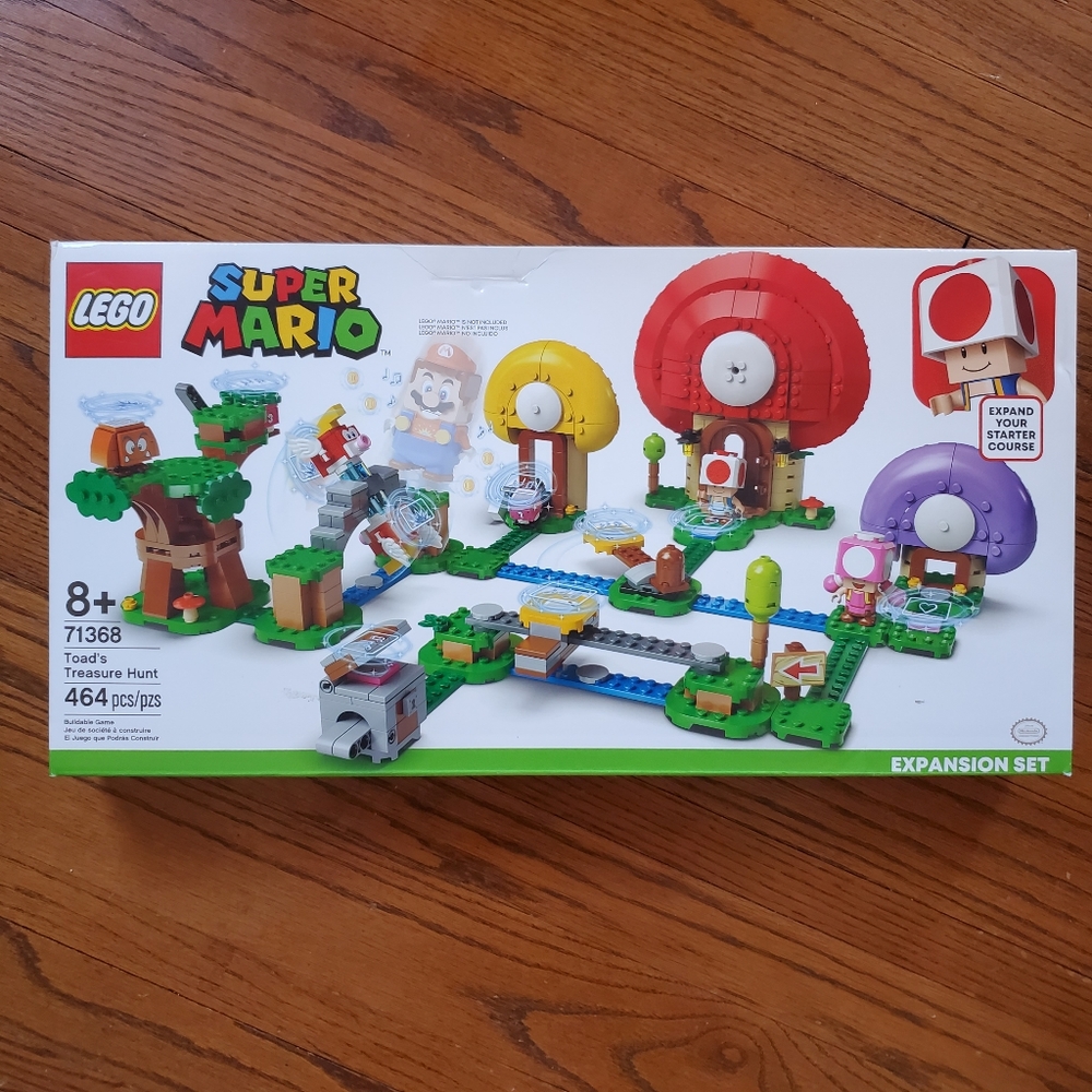 LEGO Super Mario Toad's Treasure Hunt Expansion Set 71368 Building Kit